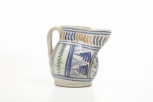 Boccale (panata).<BR>Lazio, XV secolo.<BR><BR>  - Asta Maioliche e Porcellane - Associazione Nazionale - Case d'Asta italiane