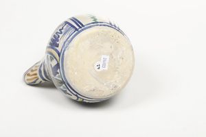 Boccale (panata).<BR>Lazio, XV secolo.<BR><BR>  - Asta Maioliche e Porcellane - Associazione Nazionale - Case d'Asta italiane