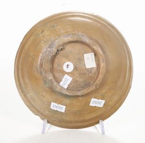 Ciotola.<BR>Probabilmente Toscana, XV secolo.  - Asta Maioliche e Porcellane - Associazione Nazionale - Case d'Asta italiane