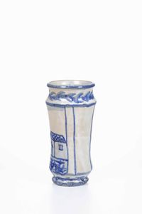 Albarello, XX secolo.<BR>  - Asta Maioliche e Porcellane - Associazione Nazionale - Case d'Asta italiane