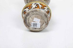 Albarello.<BR>Sicilia, Palermo (?), XIX-XX secolo.  - Asta Maioliche e Porcellane - Associazione Nazionale - Case d'Asta italiane