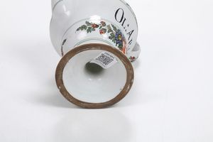 Orciolo.<BR>Nove, Manifattura Antonibon, 1750-1770.  - Asta Maioliche e Porcellane - Associazione Nazionale - Case d'Asta italiane