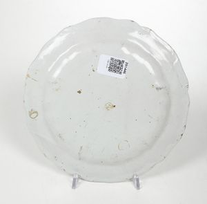 Piatto.<BR>Savona, Manifattura Giacomo Boselli, 1780 circa.  - Asta Maioliche e Porcellane - Associazione Nazionale - Case d'Asta italiane