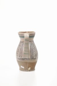 Boccale.<BR>Probabilmente Umbria, Orvieto, 1250-1350.  - Asta Maioliche e Porcellane - Associazione Nazionale - Case d'Asta italiane