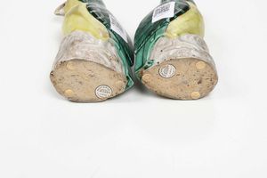 Coppia di pappagalli.<BR>Cina (?), XIX secolo (?).  - Asta Maioliche e Porcellane - Associazione Nazionale - Case d'Asta italiane