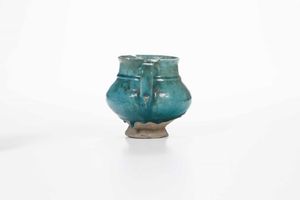 Vaso monoansato<BR>Persia, XVI-XVIII  - Asta Maioliche e Porcellane - Associazione Nazionale - Case d'Asta italiane