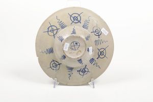 Piatto.<BR>Faenza, ultimo quarto del XV secolo.  - Asta Maioliche e Porcellane - Associazione Nazionale - Case d'Asta italiane