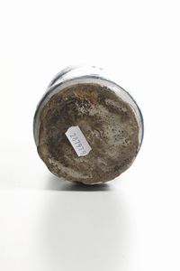 Albarello, XIX o XX secolo.<BR>  - Asta Maioliche e Porcellane - Associazione Nazionale - Case d'Asta italiane