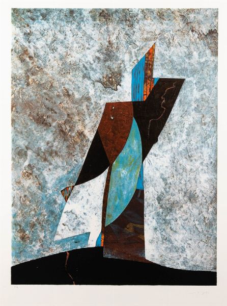 GIANNI DOVA : Senza titolo (Composizione)  - Asta Prints & Multiples - Associazione Nazionale - Case d'Asta italiane