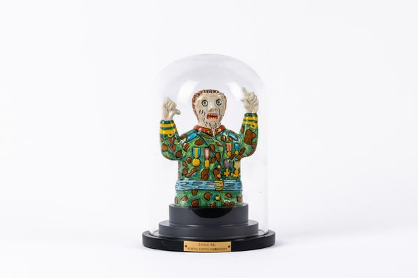 ENRICO BAJ : Il Generale Norman Schwarzkopf  - Asta Prints & Multiples - Associazione Nazionale - Case d'Asta italiane