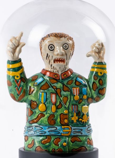 ENRICO BAJ : Il Generale Norman Schwarzkopf  - Asta Prints & Multiples - Associazione Nazionale - Case d'Asta italiane