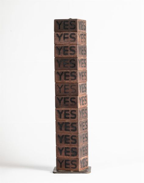 JOE TILSON : Yes  - Asta Prints & Multiples - Associazione Nazionale - Case d'Asta italiane