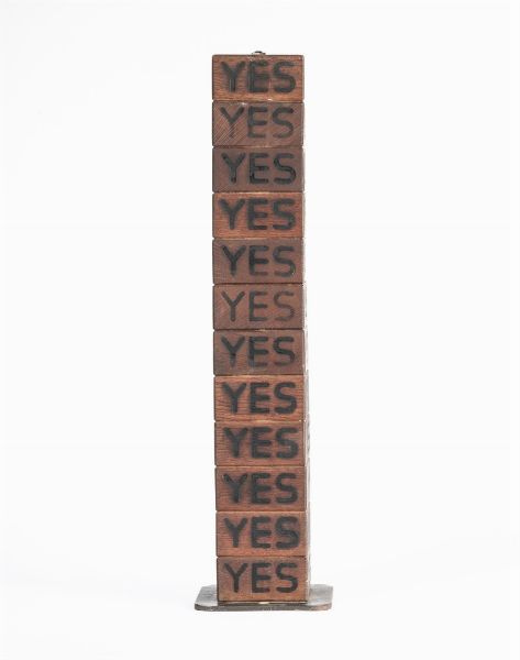 JOE TILSON : Yes  - Asta Prints & Multiples - Associazione Nazionale - Case d'Asta italiane