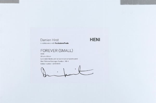 Damien Hirst : Forever (small)  - Asta Prints & Multiples - Associazione Nazionale - Case d'Asta italiane