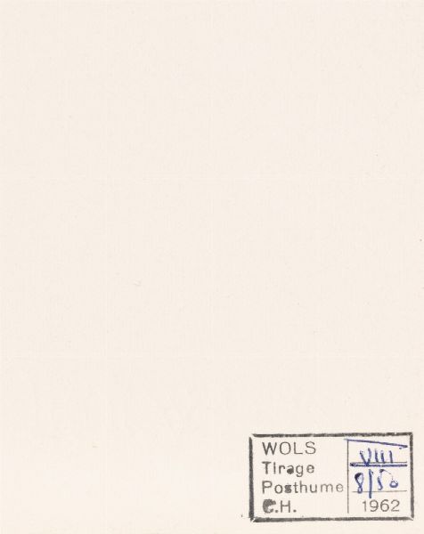 Wols : Senza titolo  - Asta Prints & Multiples - Associazione Nazionale - Case d'Asta italiane