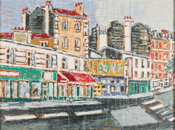 Orfeo Tamburi : Strada parigina  - Asta Prints & Multiples - Associazione Nazionale - Case d'Asta italiane