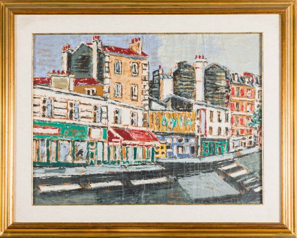 Orfeo Tamburi : Strada parigina  - Asta Prints & Multiples - Associazione Nazionale - Case d'Asta italiane