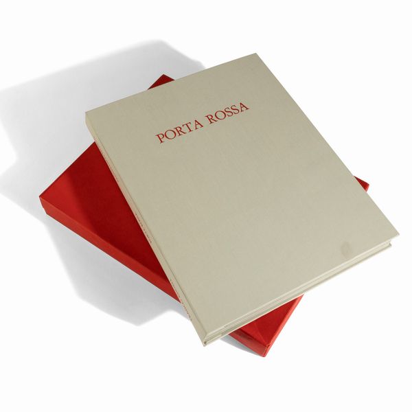 FRANCO ANGELI : Porta Rossa  - Asta Prints & Multiples - Associazione Nazionale - Case d'Asta italiane
