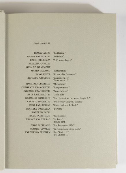 FRANCO ANGELI : Porta Rossa  - Asta Prints & Multiples - Associazione Nazionale - Case d'Asta italiane