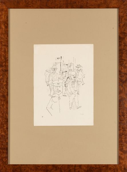 George Grosz : Deutsche Männer (da Ecce Homo)  - Asta Prints & Multiples - Associazione Nazionale - Case d'Asta italiane