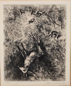 Marc Chagall - Le Cerf Malade