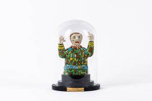 ENRICO BAJ : Il Generale Norman Schwarzkopf  - Asta Prints & Multiples - Associazione Nazionale - Case d'Asta italiane