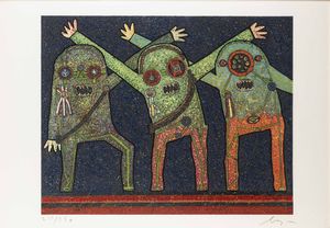 ENRICO BAJ : Baj Chez Baj - Volume Two  - Asta Prints & Multiples - Associazione Nazionale - Case d'Asta italiane