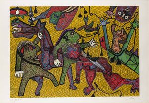 ENRICO BAJ : Baj Chez Baj - Volume Two  - Asta Prints & Multiples - Associazione Nazionale - Case d'Asta italiane