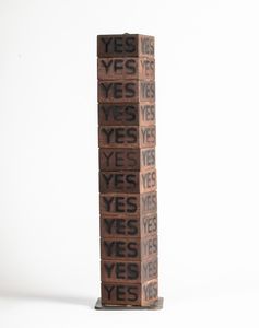 JOE TILSON : Yes  - Asta Prints & Multiples - Associazione Nazionale - Case d'Asta italiane