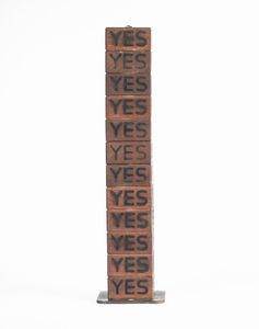 JOE TILSON : Yes  - Asta Prints & Multiples - Associazione Nazionale - Case d'Asta italiane