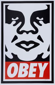 Obey : Obey Icon  - Asta Prints & Multiples - Associazione Nazionale - Case d'Asta italiane