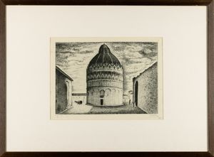 Giuseppe Viviani : Battistero di Pisa  - Asta Prints & Multiples - Associazione Nazionale - Case d'Asta italiane