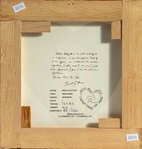 Renato Guttuso : Rosa rossa  - Asta Prints & Multiples - Associazione Nazionale - Case d'Asta italiane