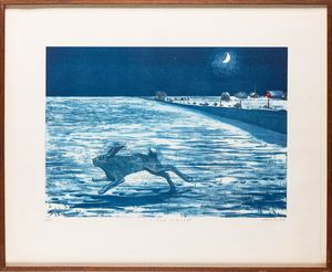 William Kurelek : A prairie winter's night  - Asta Prints & Multiples - Associazione Nazionale - Case d'Asta italiane