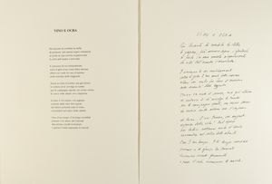 Ludovico Calchi Novati : A un tratto  - Asta Prints & Multiples - Associazione Nazionale - Case d'Asta italiane