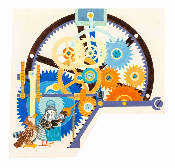 Gianni Benvenuti : Lancillotto aquilotto a cuc�  - Asta Fairy Tales / Illustrazioni Originali - Associazione Nazionale - Case d'Asta italiane