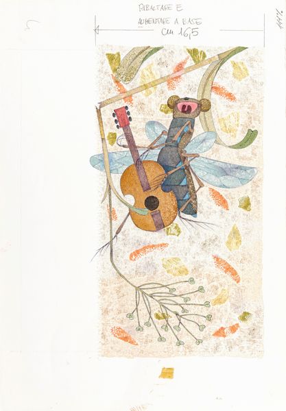 Ugo Fontana : Le favole di Esopo - La formica e la cicala  - Asta Fairy Tales / Illustrazioni Originali - Associazione Nazionale - Case d'Asta italiane