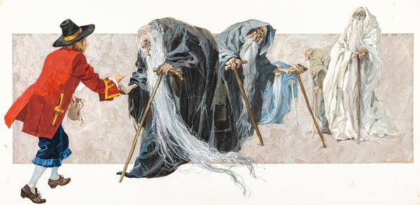 Libico Maraja : I viaggi di Gulliver  - Asta Fairy Tales / Illustrazioni Originali - Associazione Nazionale - Case d'Asta italiane