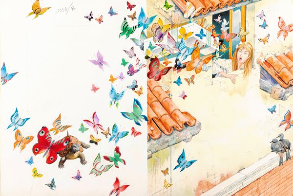 Sergio (Romano Rizzato) : C'era una volta Cenerentola  - Asta Fairy Tales / Illustrazioni Originali - Associazione Nazionale - Case d'Asta italiane