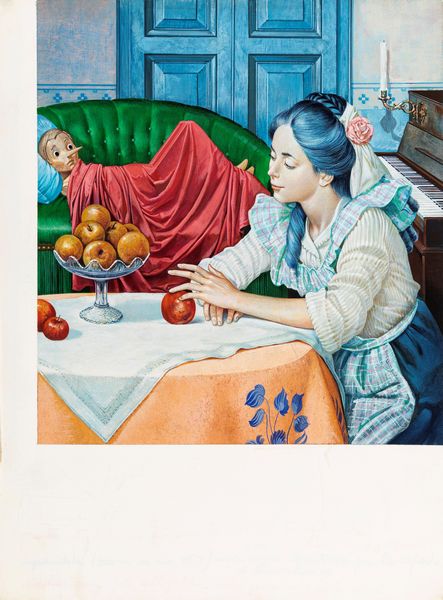 Sergio (Romano Rizzato) : Le avventure di Pinocchio  - Asta Fairy Tales / Illustrazioni Originali - Associazione Nazionale - Case d'Asta italiane