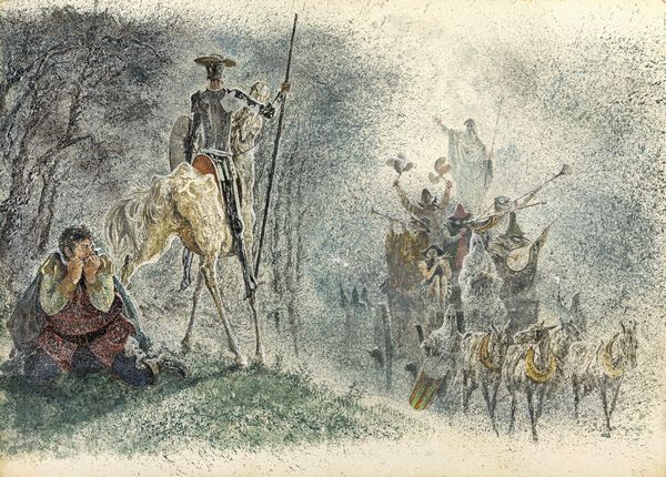 Gianni Benvenuti : Don Chisciotte  - Asta Fairy Tales / Illustrazioni Originali - Associazione Nazionale - Case d'Asta italiane