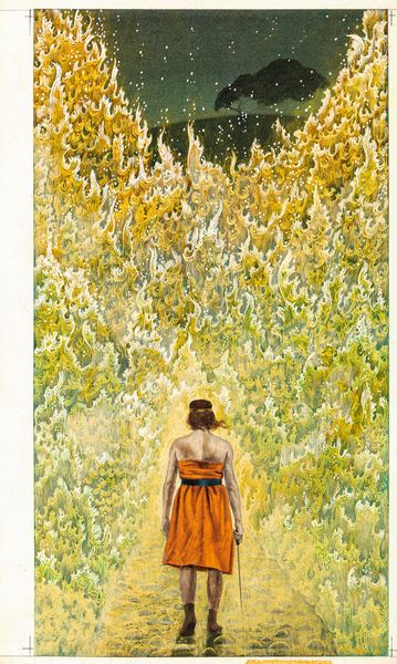 Federico Santin : Leggende germaniche  - Asta Fairy Tales / Illustrazioni Originali - Associazione Nazionale - Case d'Asta italiane