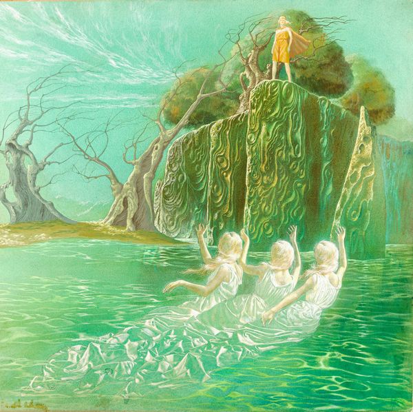 Federico Santin : Leggende germaniche  - Asta Fairy Tales / Illustrazioni Originali - Associazione Nazionale - Case d'Asta italiane