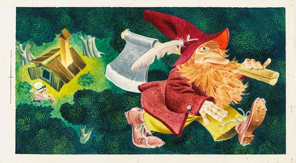 Tony Wolf (Antonio Lupatelli) : Dodici racconti meravigliosi della Regina Fabiola  - Asta Fairy Tales / Illustrazioni Originali - Associazione Nazionale - Case d'Asta italiane