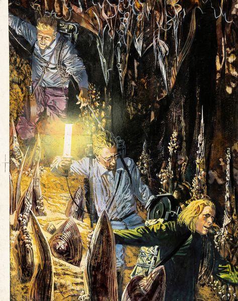 Gianni Renna : Viaggio al centro della Terra  - Asta Fairy Tales / Illustrazioni Originali - Associazione Nazionale - Case d'Asta italiane