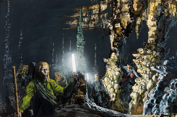 Gianni Renna : Viaggio al centro della Terra  - Asta Fairy Tales / Illustrazioni Originali - Associazione Nazionale - Case d'Asta italiane