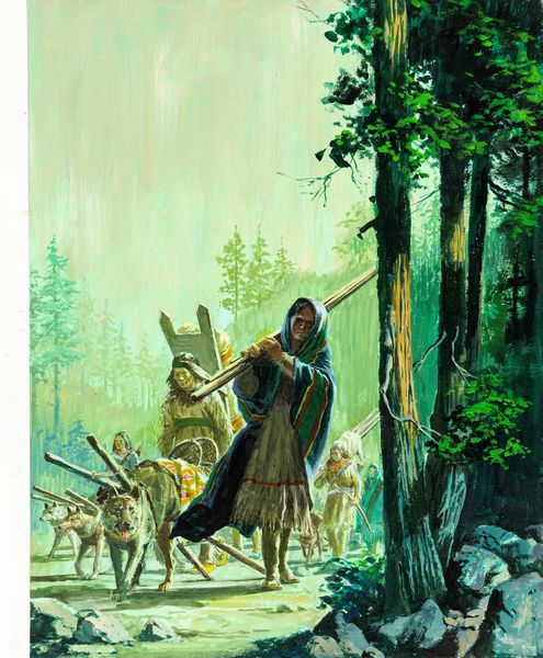 Sani (Sandro Nardini) : Zanna Bianca  - Asta Fairy Tales / Illustrazioni Originali - Associazione Nazionale - Case d'Asta italiane