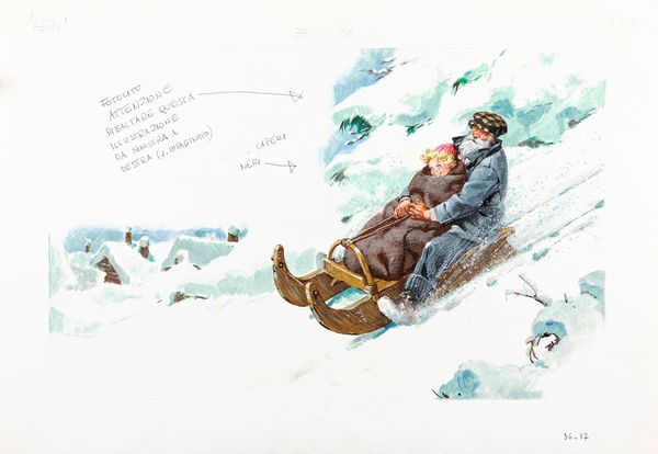 Libico Maraja : Heidi  - Asta Fairy Tales / Illustrazioni Originali - Associazione Nazionale - Case d'Asta italiane