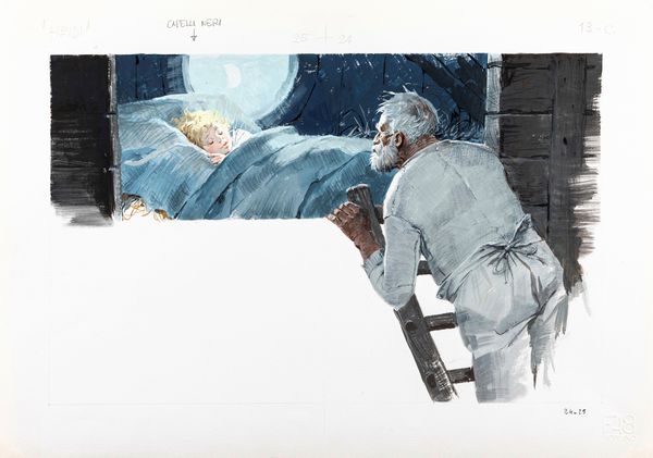 Libico Maraja : Heidi  - Asta Fairy Tales / Illustrazioni Originali - Associazione Nazionale - Case d'Asta italiane