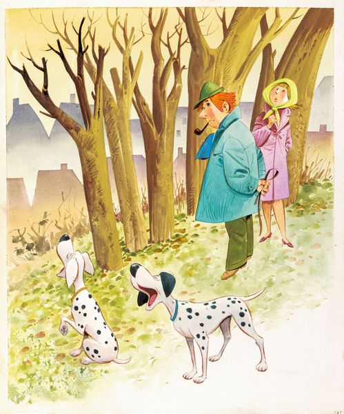 Tony Wolf (Antonio Lupatelli) : La carica dei cento e uno (SoS al tramonto)  - Asta Fairy Tales / Illustrazioni Originali - Associazione Nazionale - Case d'Asta italiane